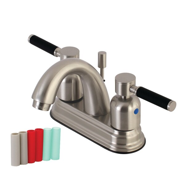 KB8618DKL 4" Centerset Bathroom Faucet, Brushed Nickel
